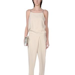 Brunello Cucinelli monili jumpsuit - cream, M